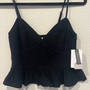 nordstrom detailed corset type flowy tank